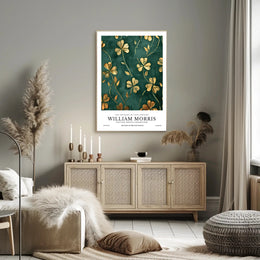 William Morris Cotton Prints Exhibition Poster
