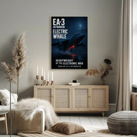Electric Whale Douglas EA-3 Skywarrior Poster PosterGoat