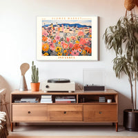 Istanbul Cityscape with Flowers - Urban or Cityscape Poster