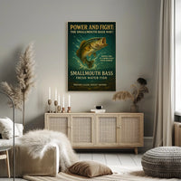 Power and Fight The Smallmouth Bass Way Poster