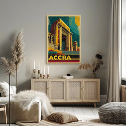 Accra Architectural Poster