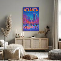 Atlanta Southern Snowfall Poster