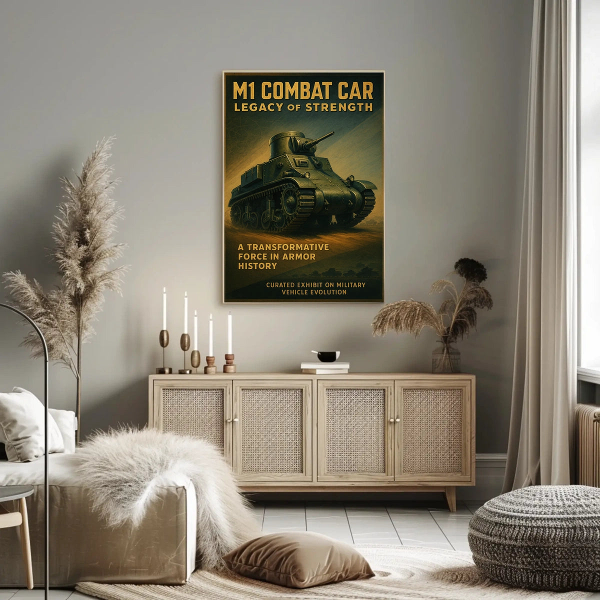 M1 Combat Car Legacy Of Strength Poster