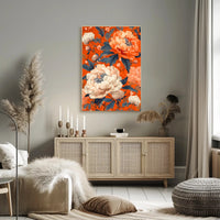 Vibrant Floral Elegance Wall Art Print