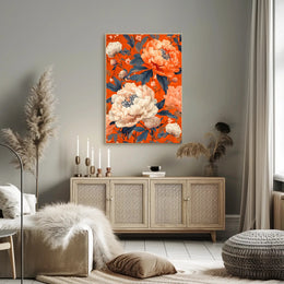 Vibrant Floral Elegance Wall Art Print