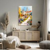 Belarus Nesvizh Castle Gardens Poster