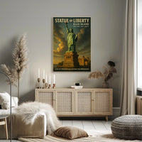 Statue Of Liberty Icon Of Freedom Poster