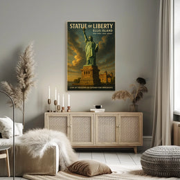 Statue Of Liberty Icon Of Freedom Poster