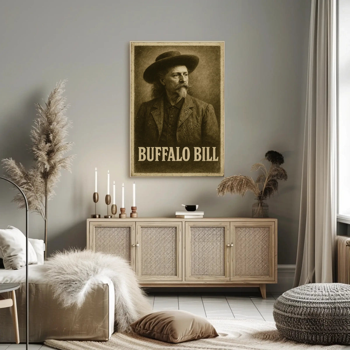 Buffalo Bill Iconic American Old West Cultural Heritage Poster