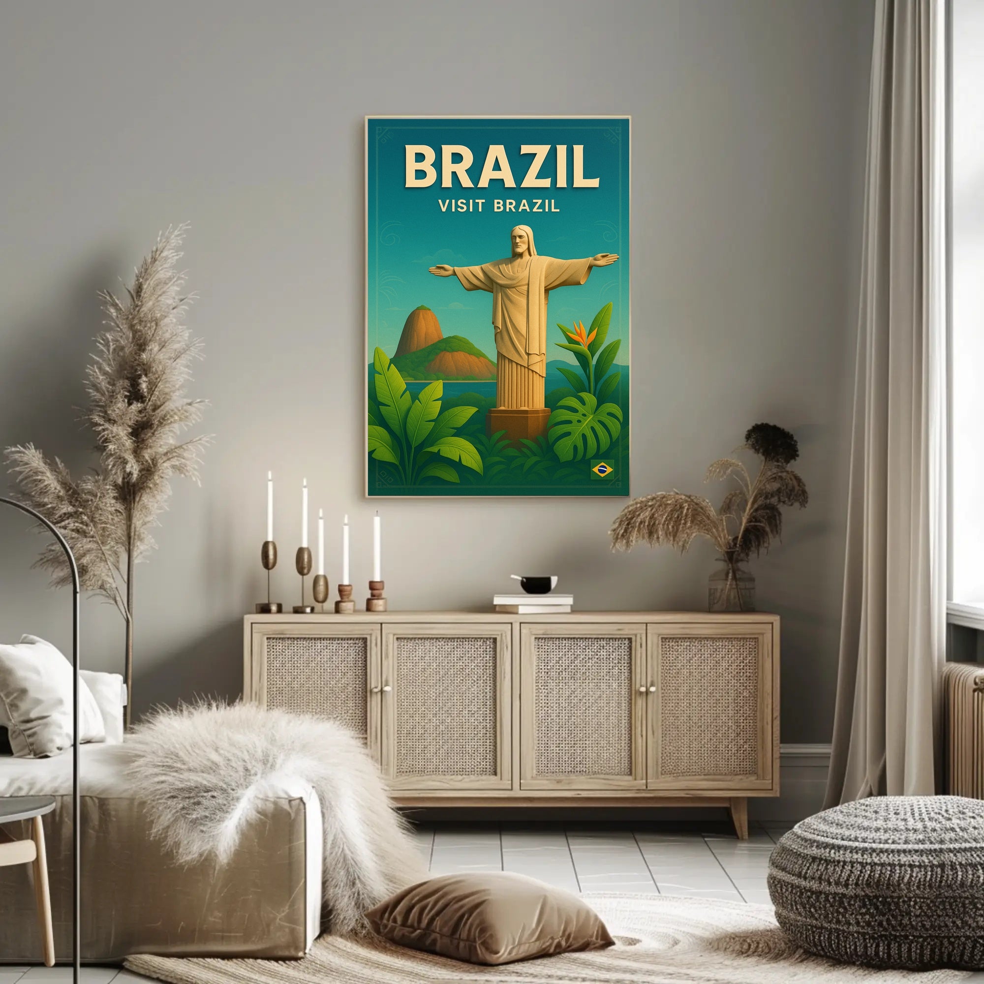 Discover Brazil Poster PosterGoat
