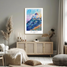 Los Angeles Skyline Poster PosterGoat