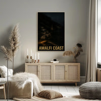 Amalfi Coast Poster Wall Art For Seaside Decor Collection