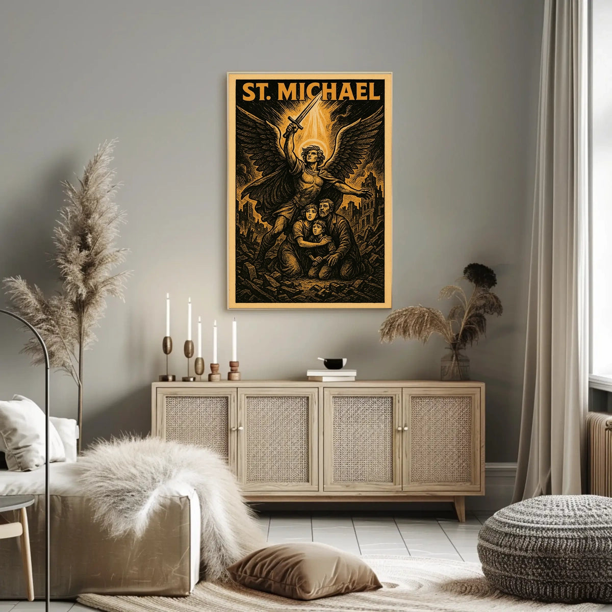St. Michael Protector Of The People Poster