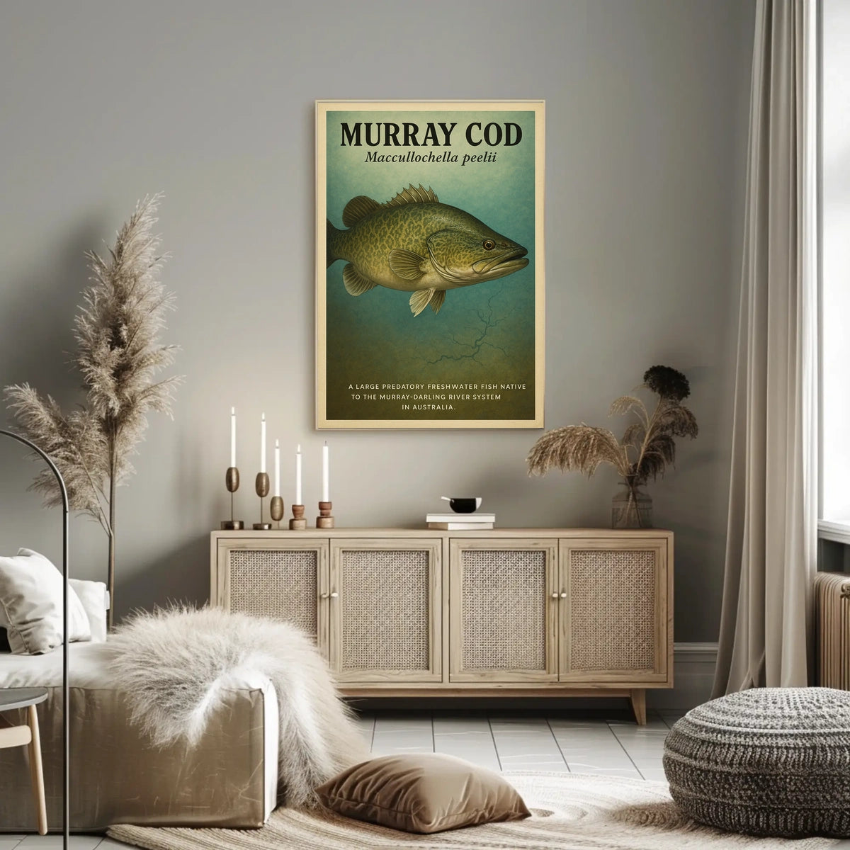 Murray Cod The Mighty Predator of Australia Poster