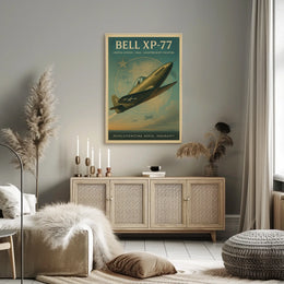 Bell XP-77 Lightweight Fighter Poster