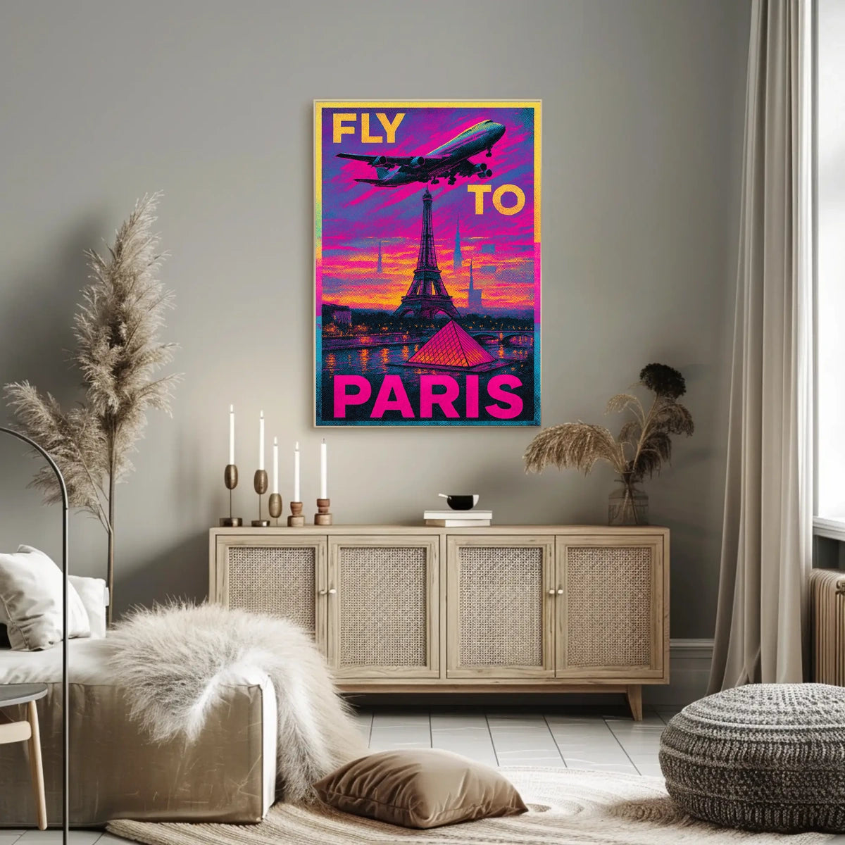 Fly To Paris Poster