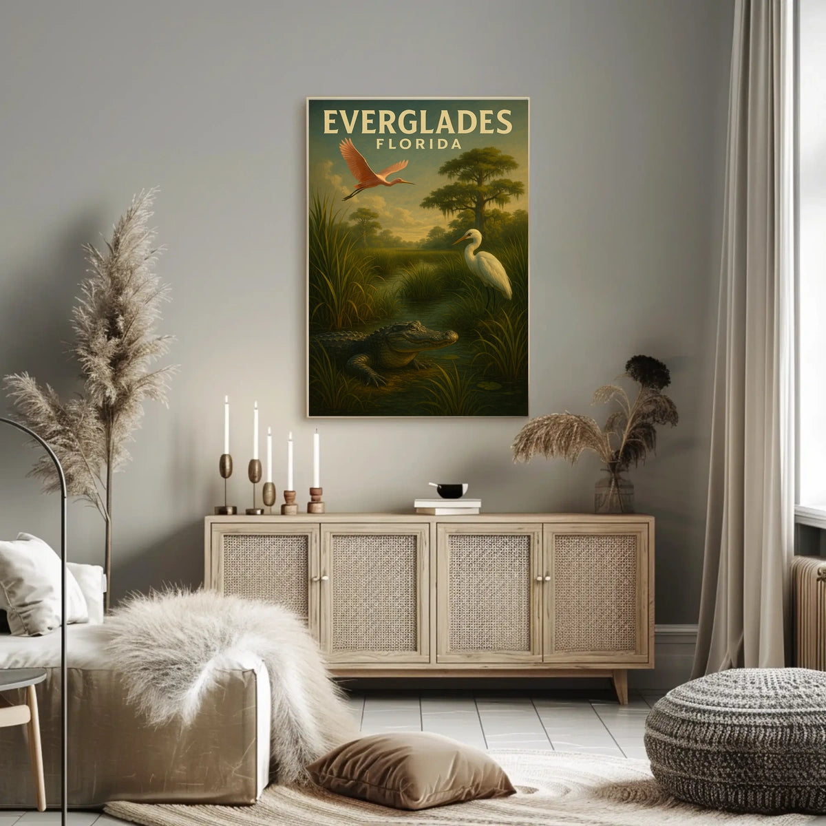 Everglades Wildlife Poster
