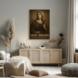 Saint Bibiana Invoked Against Poster