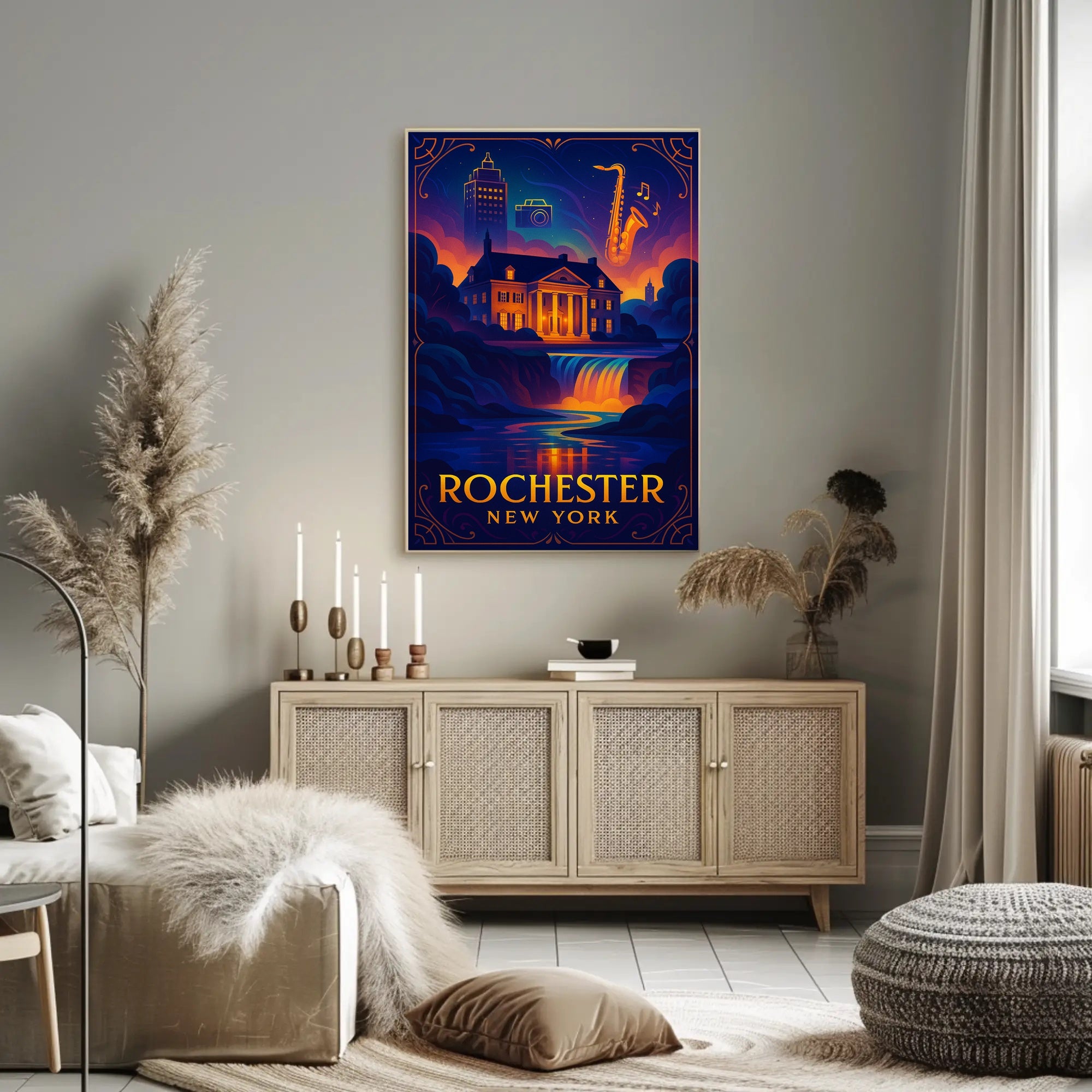 Rochester New York Scenic Poster