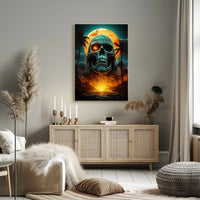 Skull Island Sunset Poster