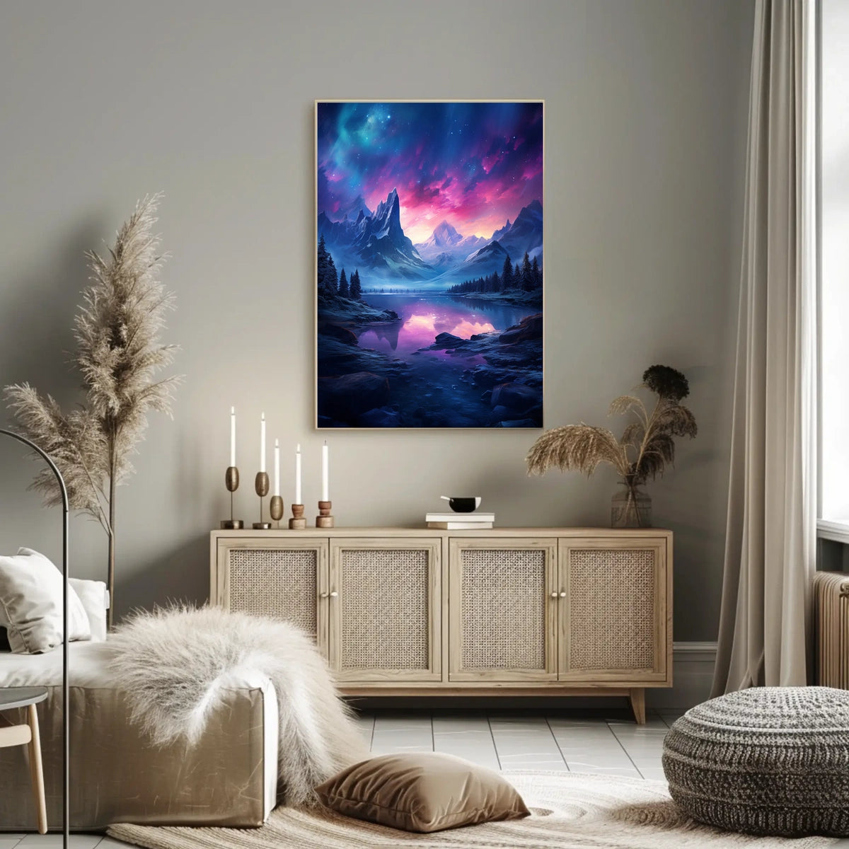 Enchanted Mountain Landscape Poster
