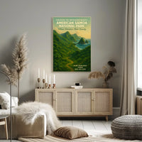 Adventure Meets Serenity Travel Destination Poster