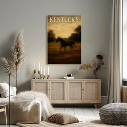 Kentucky Horse Country Poster
