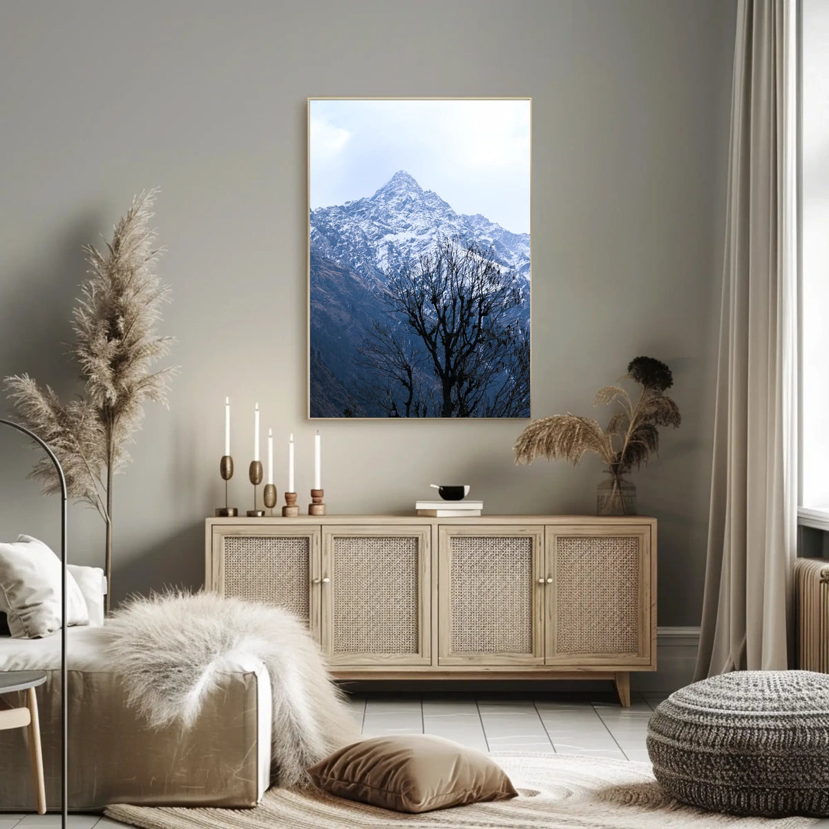 Majestic Mountain Landscape Poster