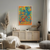 Athens Olympians Poster
