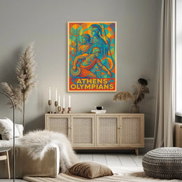 Athens Olympians Poster