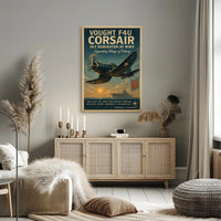 Vought F4U Corsair: Sky Dominator of WWII Poster