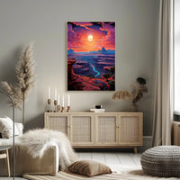 Canyon Sunset Serenity Poster PosterGoat