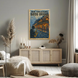 New Orleans Bayou Bright Poster