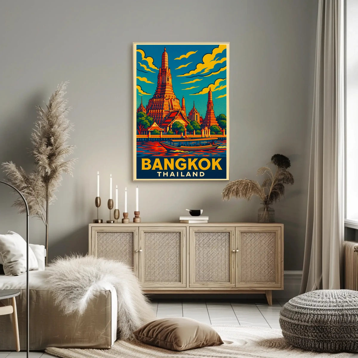 Bangkok Travel Poster