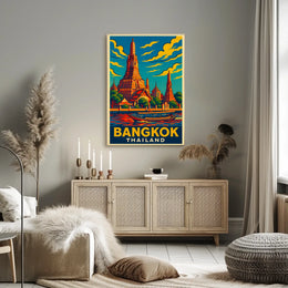 Bangkok Travel Poster