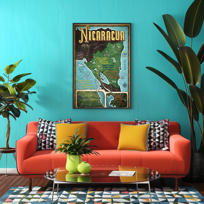 Nicaragua Travel Map
