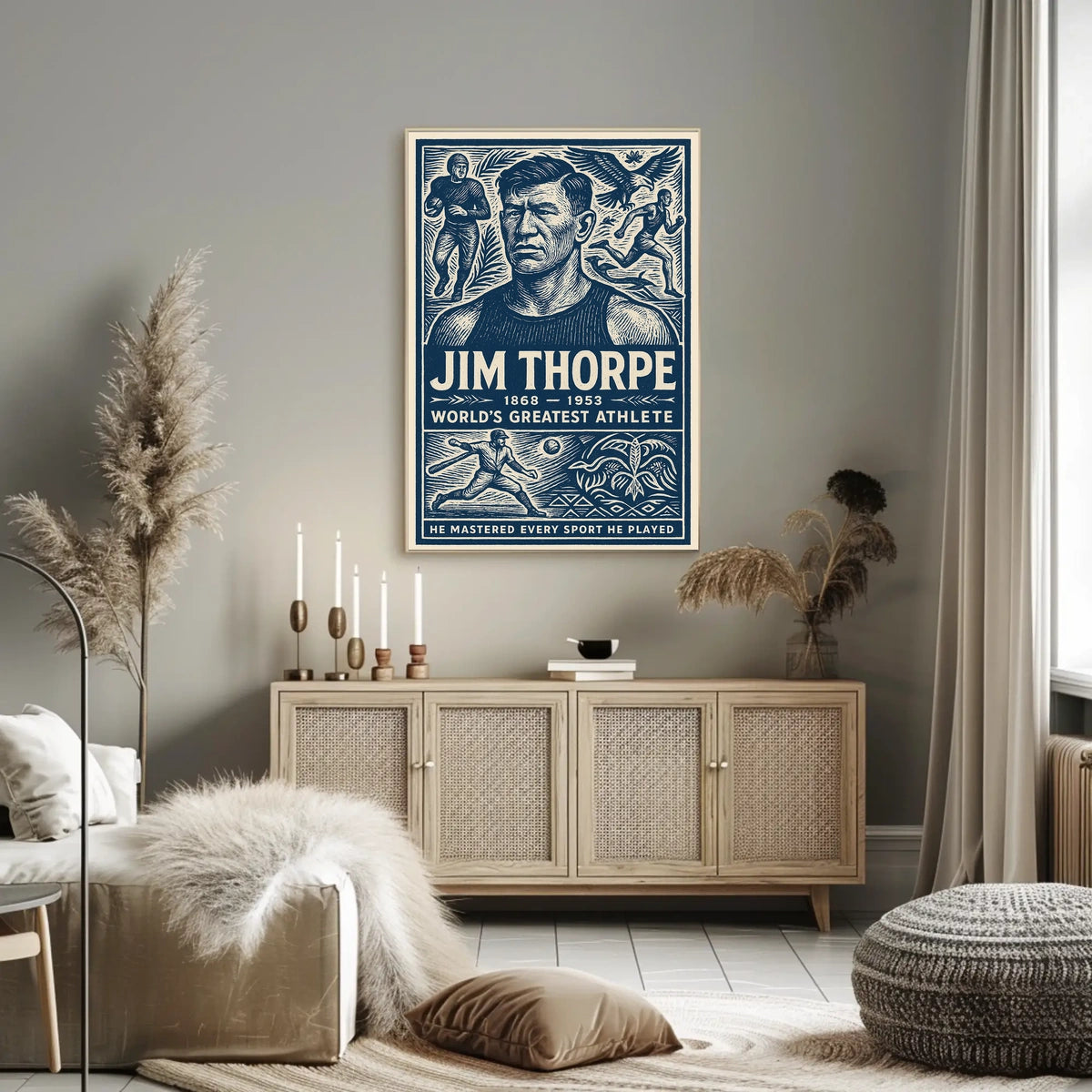 Jim Thorpe Worlds Greatest Athlete Poster