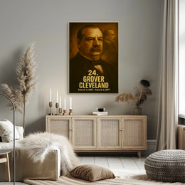 Grover Cleveland 24Th President Poster