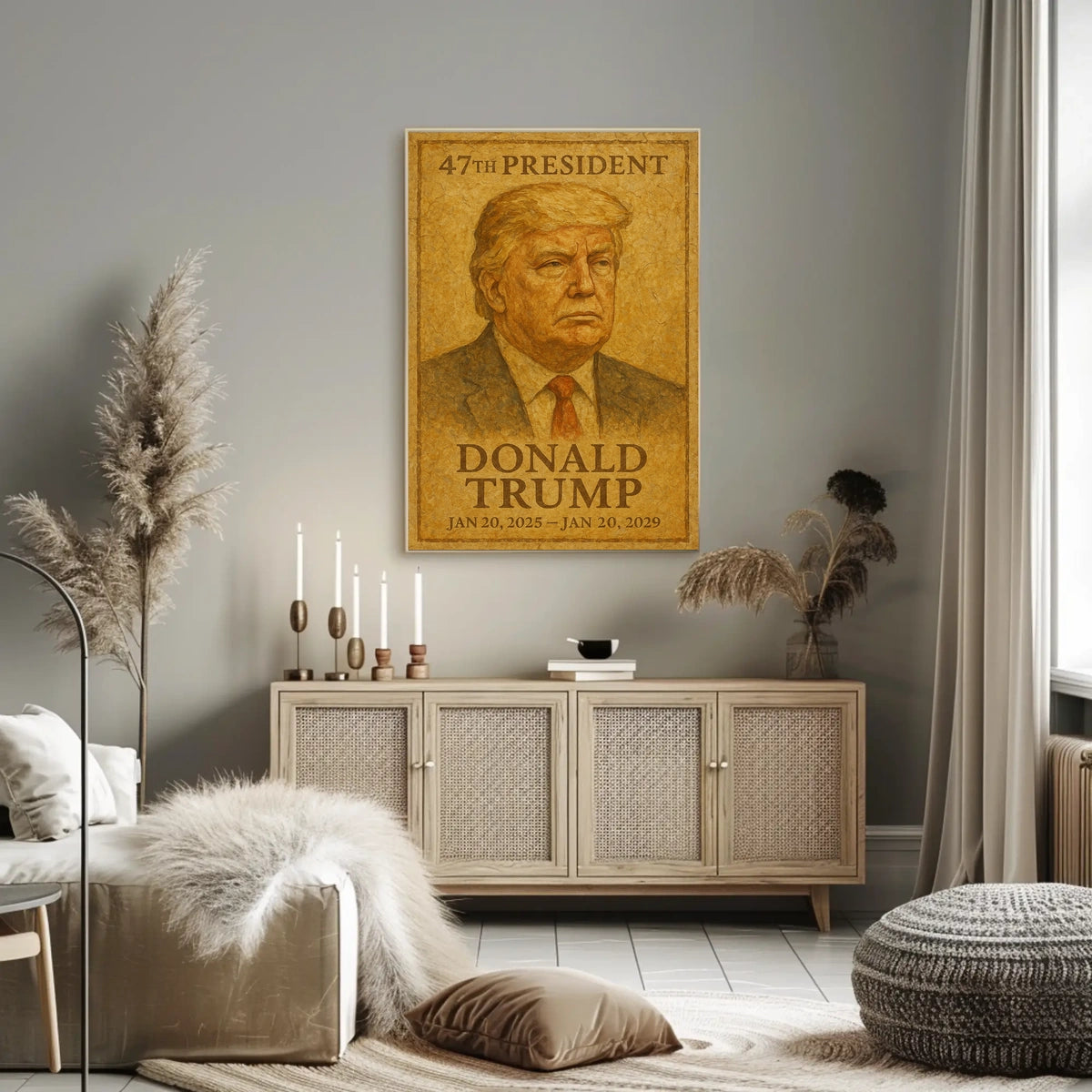 Donald Trump 47th President Poster