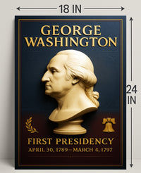 George Washington First President Poster PosterGoat