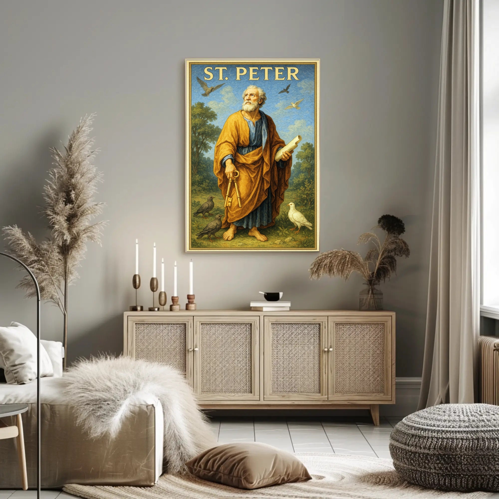 St. Peter - Keeper of the Keys Poster PosterGoat