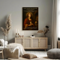 Saint Mary Magdalene Renaissance Art Cultural or Heritage Poster