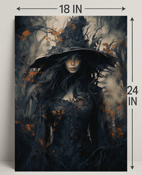 Enigmatic Forest Witch Poster