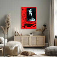 Vintage Magician Poster with Mystical Elements - Pop Culture Poster