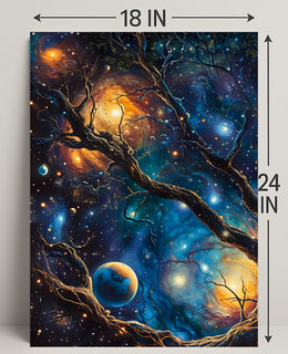 Cosmic Tree of Life Space or Astronomy Poster