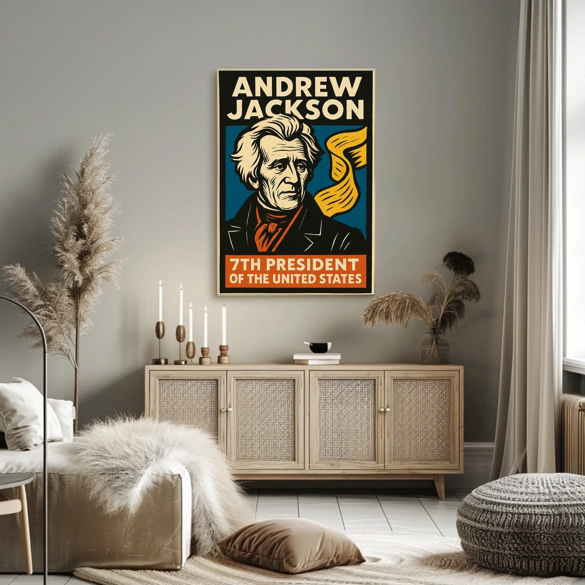 Andrew Jackson 7th President Poster