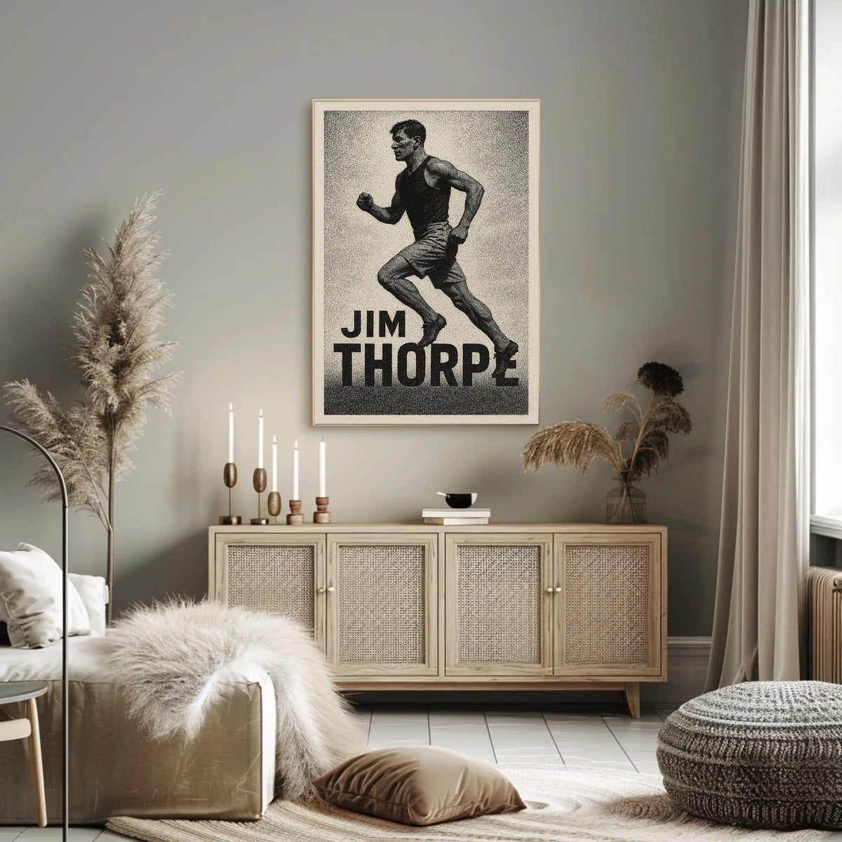 Jim Thorpe Athletic Legend Poster
