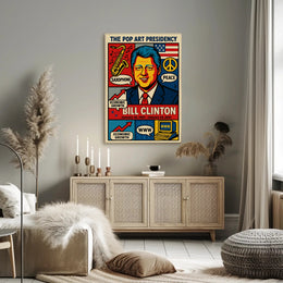 Bill Clinton The Pop Art Presidency Poster