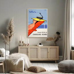 Relax With Chargeurs Réunis Poster