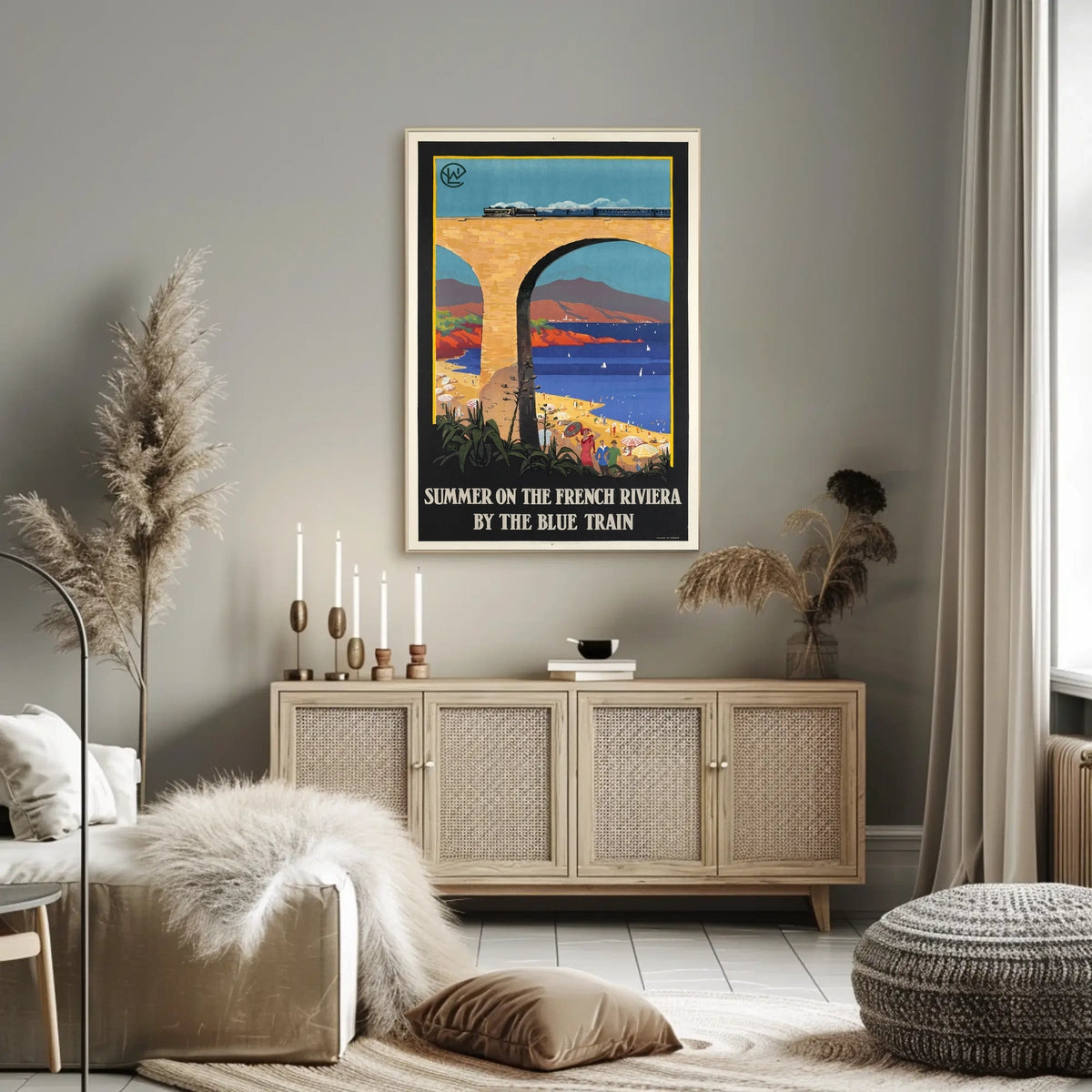 Summer On The French Riviera Poster